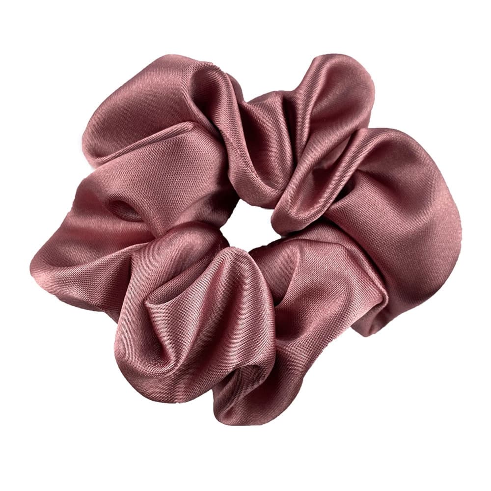 Scrunchie satynowa - eozyna