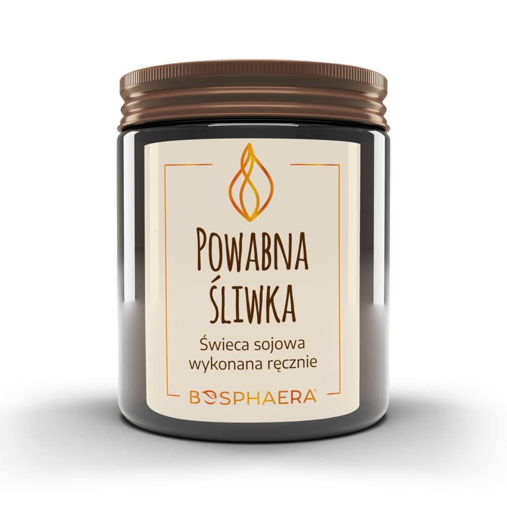 Sojowa świeca zapachowa Powabna Śliwka