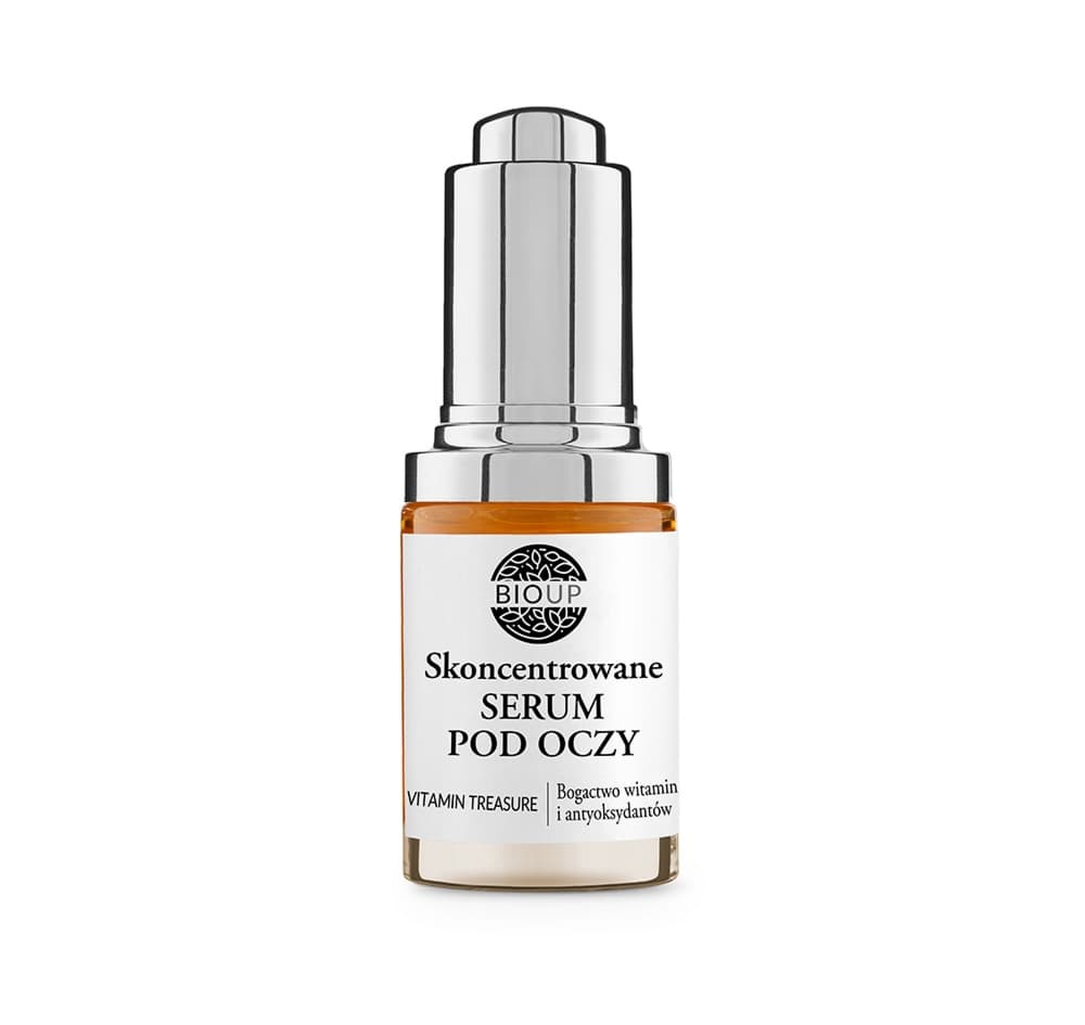 Skoncentrowane serum pod oczy VITAMIN TREASURE z retinolem, witaminą C i koenzymem Q10