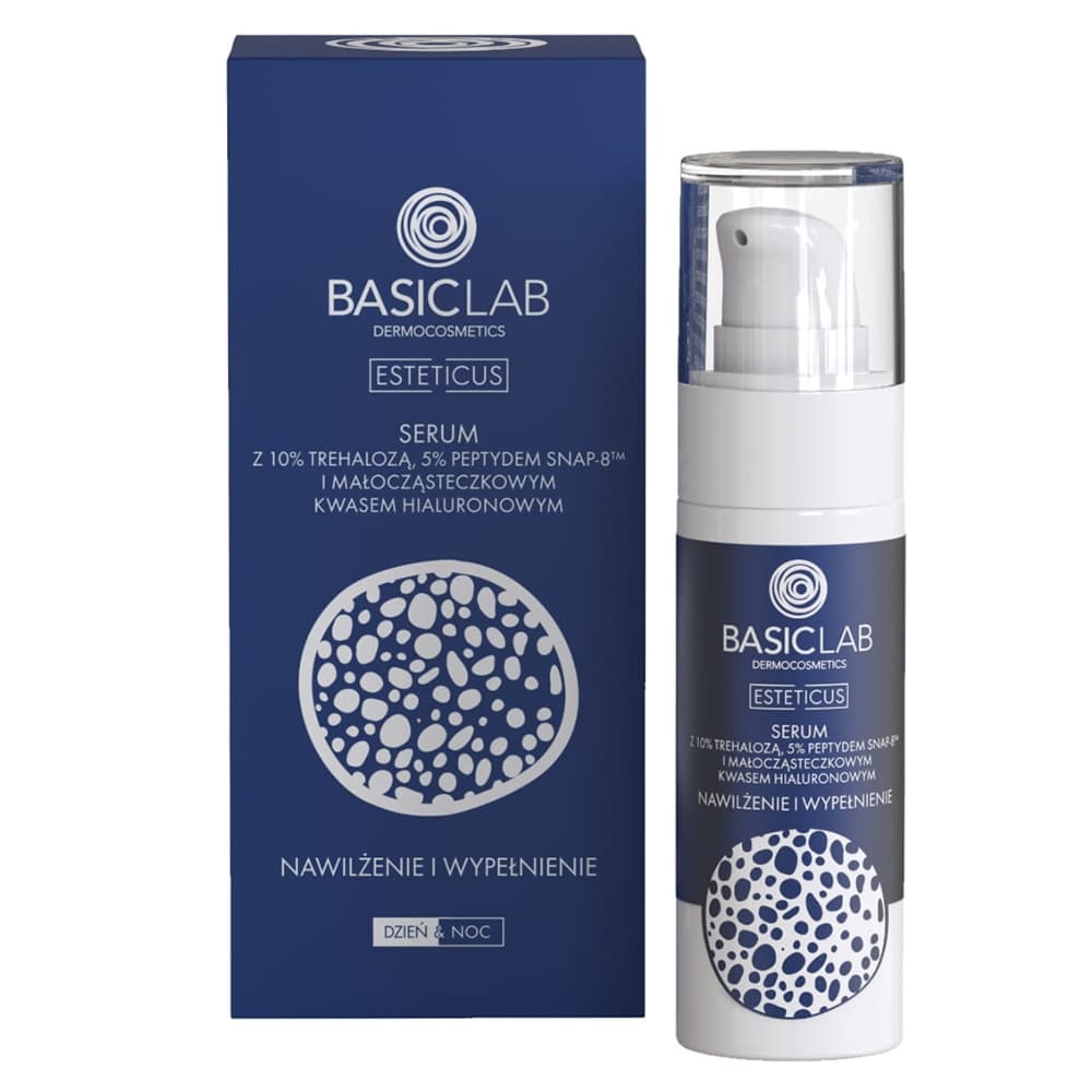 SERUM Z TREHALOZĄ 10% I 5% PEPTYDEM NAWILŻENIE I WYPEŁNIENIE Serum nawilżające