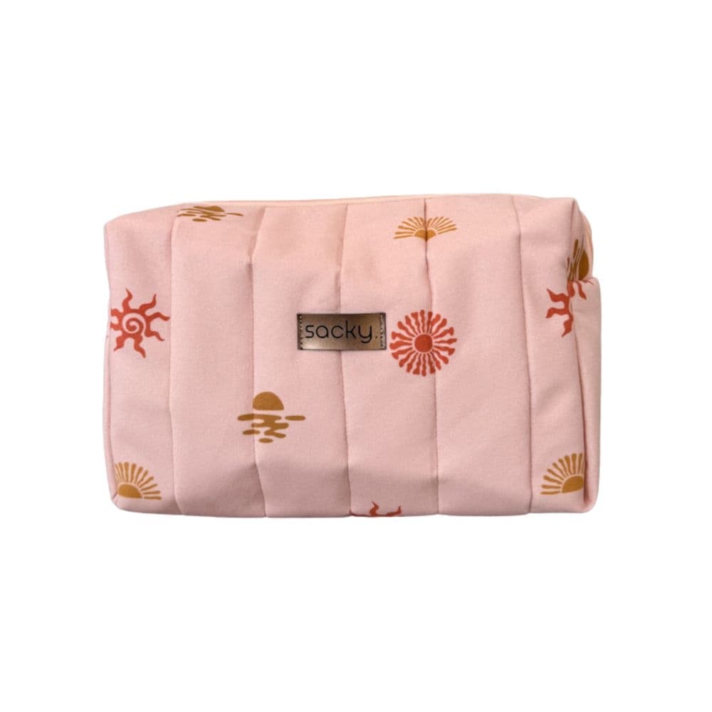 Kosmetyczka pikowana sunset pink
