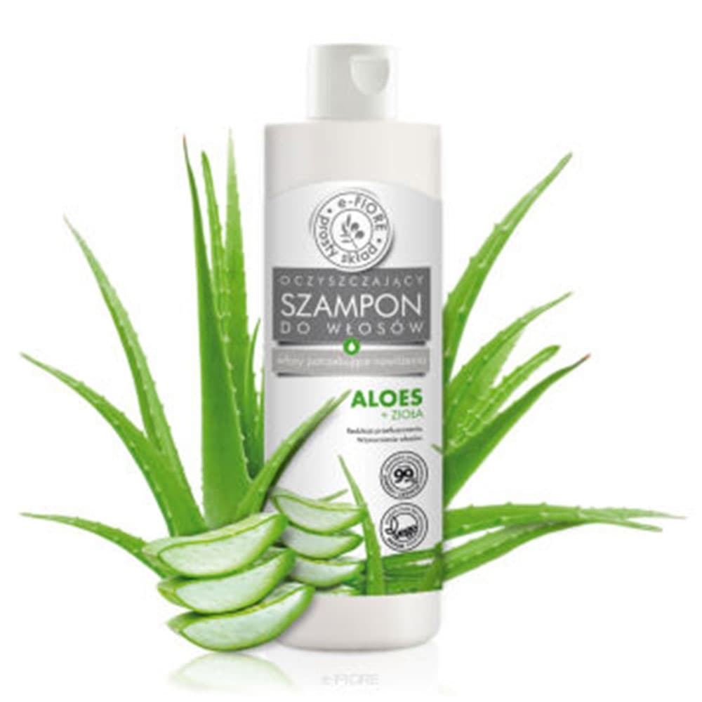 Szampon oczyszczający do włosów - Aloes i Zioła