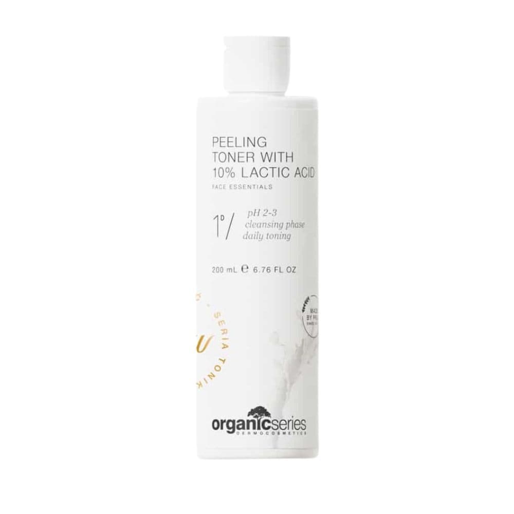 Tonik złuszczający z kwasem mlekowym i glukonolaktonem Glass skin PEELING TONER WITH 10% LACTIC ACID