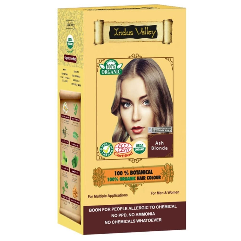 Farba ziołowa z henną - Popielaty blond 1 op. ()