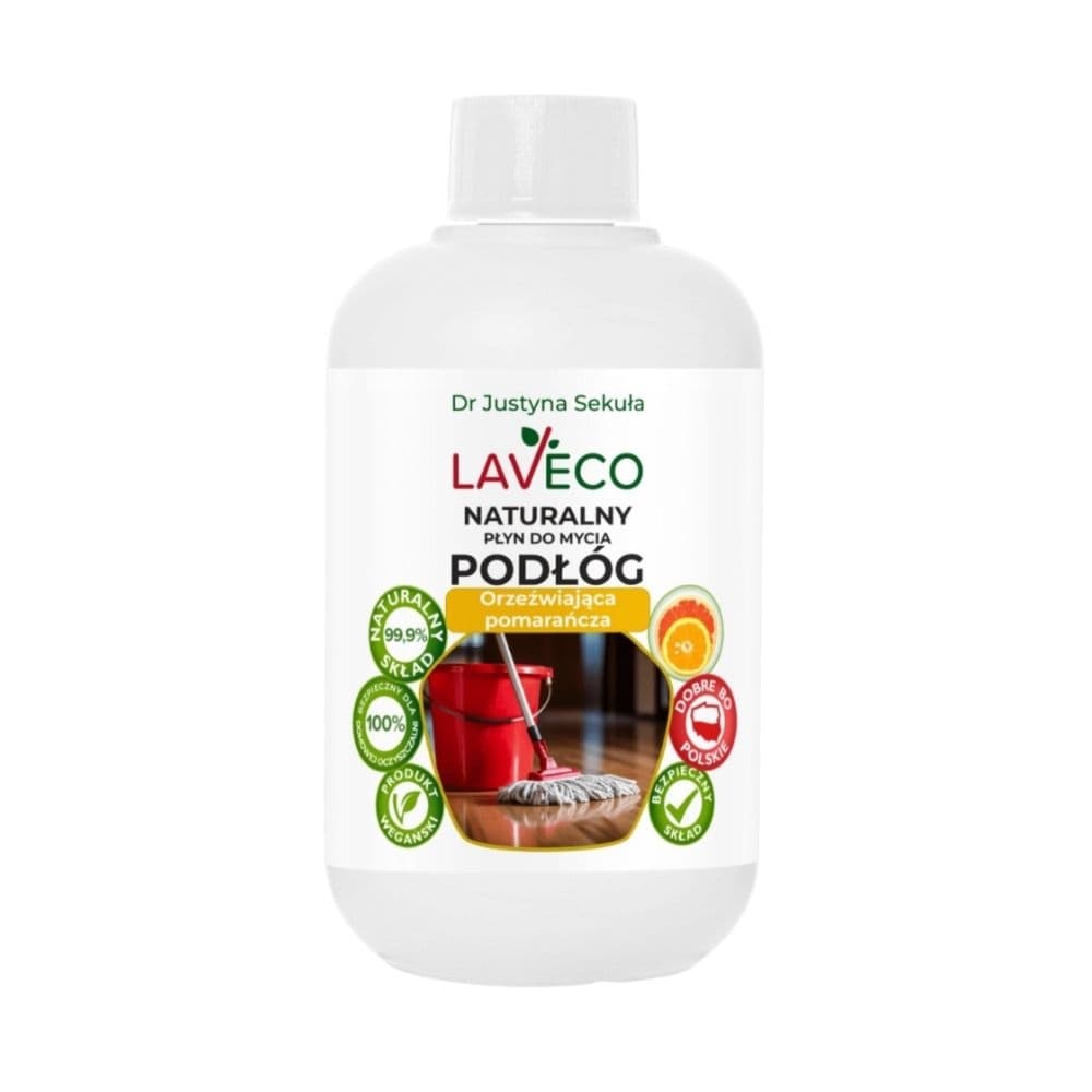 Płyn naturalny do mycia podłóg - Orzeźwiająca pomarańcza