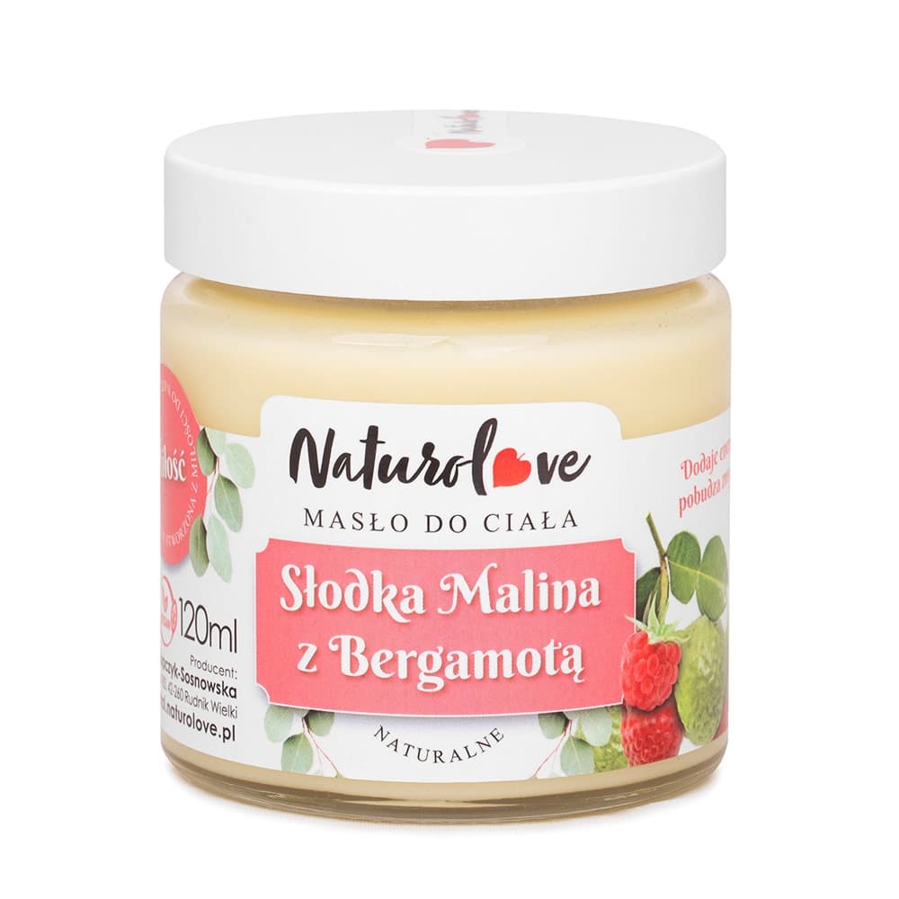 Masło do ciała Malina z Bergamotą- naturalne