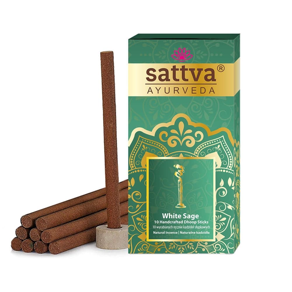 Sattva Kadzidła naturalne słupkowe - White Sage