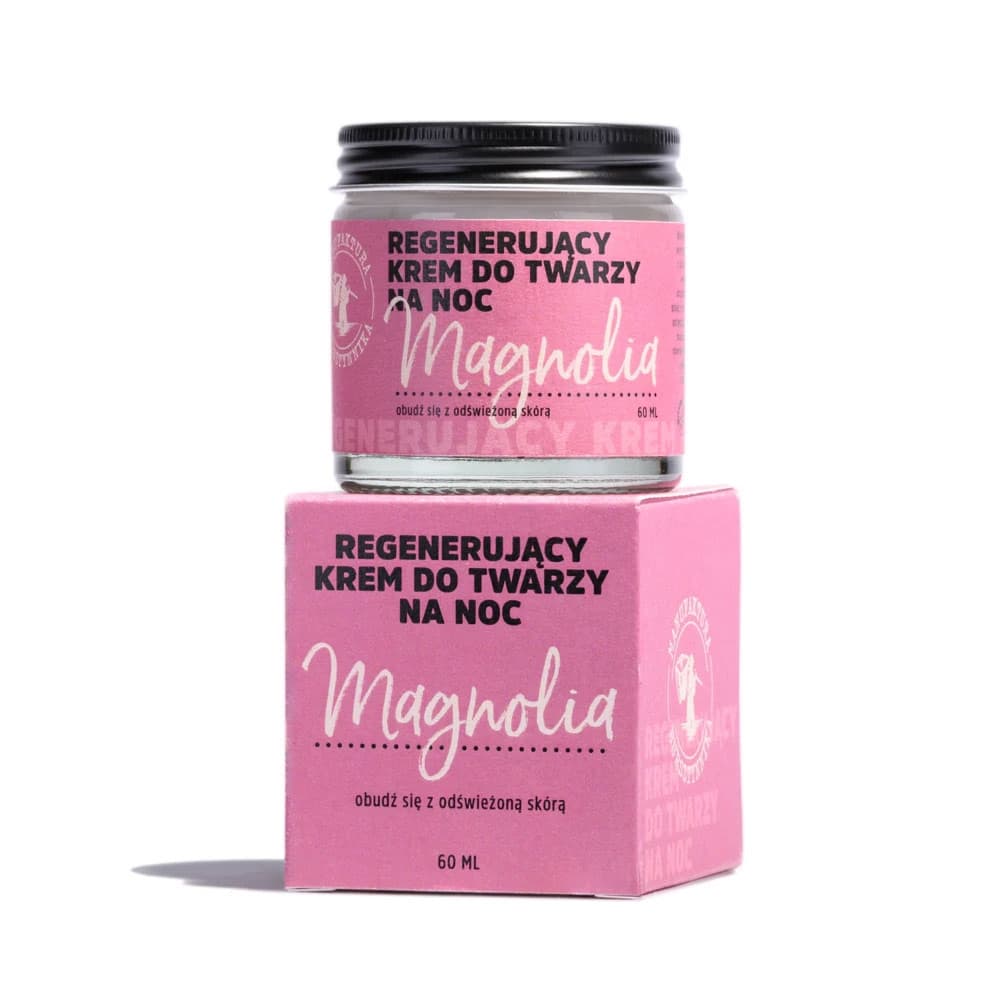 Krem regenerujący do twarzy na noc Magnolia