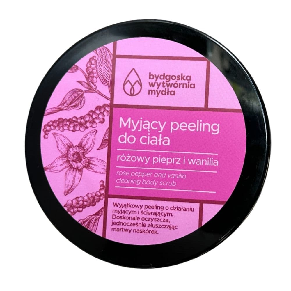 Peeling myjący Różowy Pieprz & Wanilia