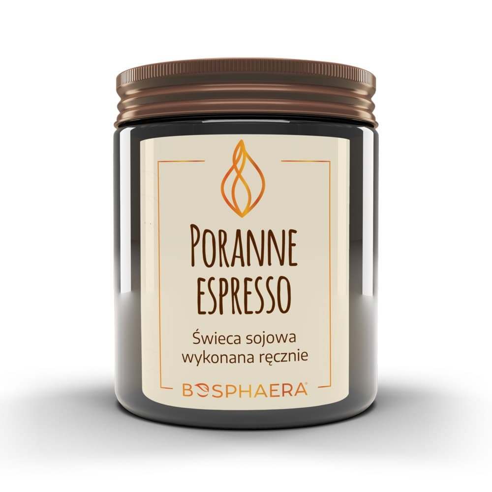 Sojowa świeca zapachowa Poranne Espresso