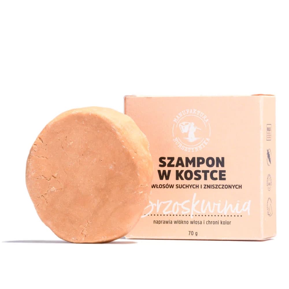 Szampon w kostce Brzoskwinia