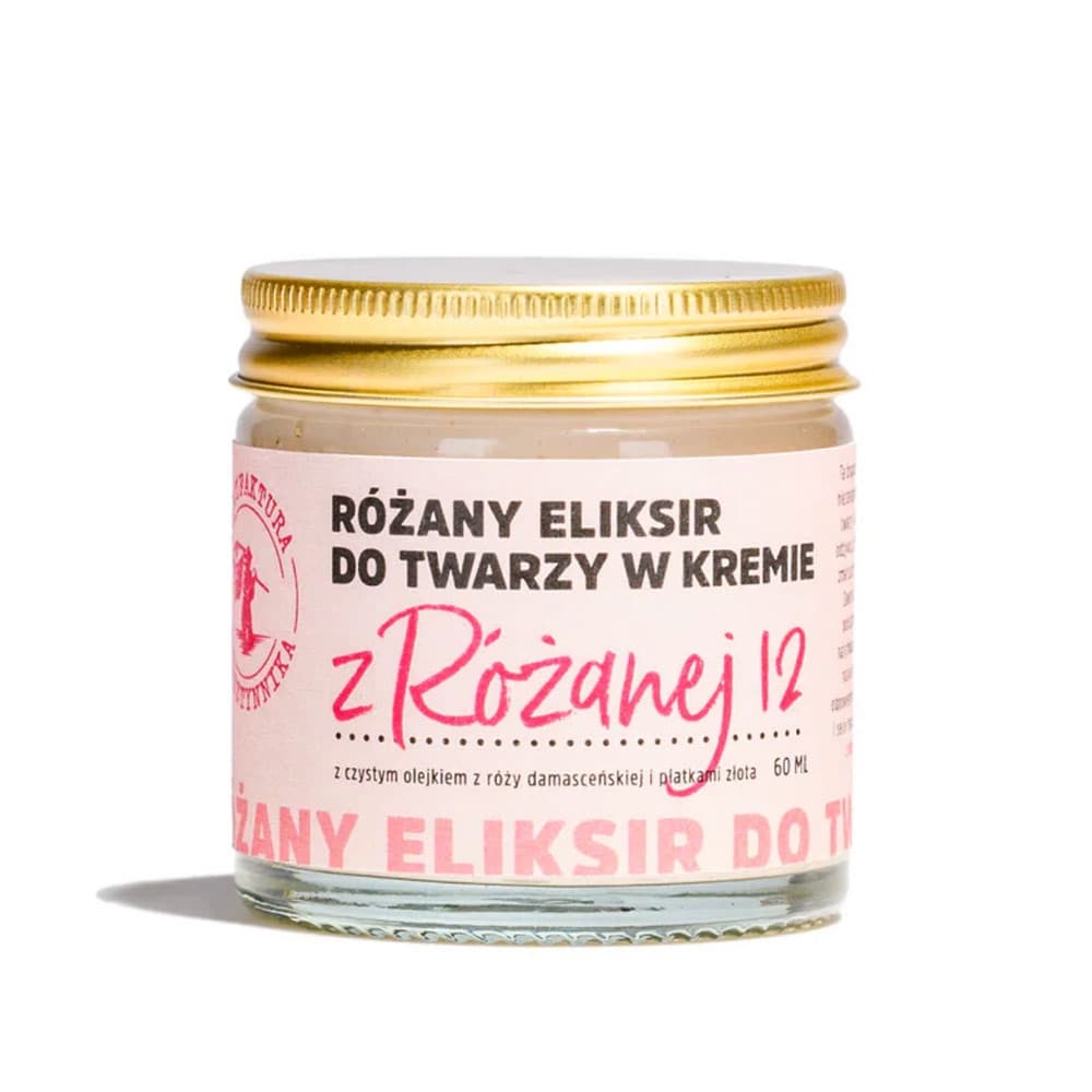 Eliksir do twarzy w kremie z Różanej 12