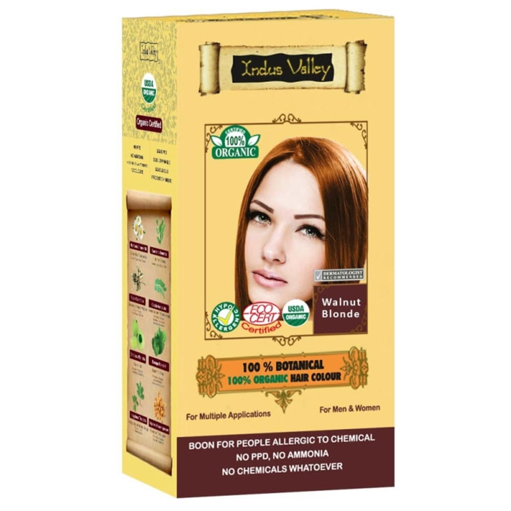 Farba ziołowa z henną - Orzechowy blond 1 op. ()