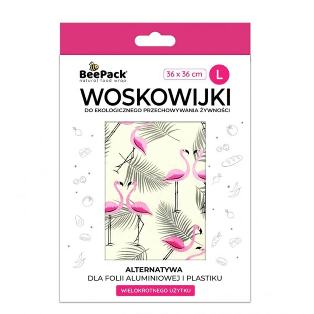 Woskowijka pojedyncza Różowy Flaming -. ( (36x36cm))