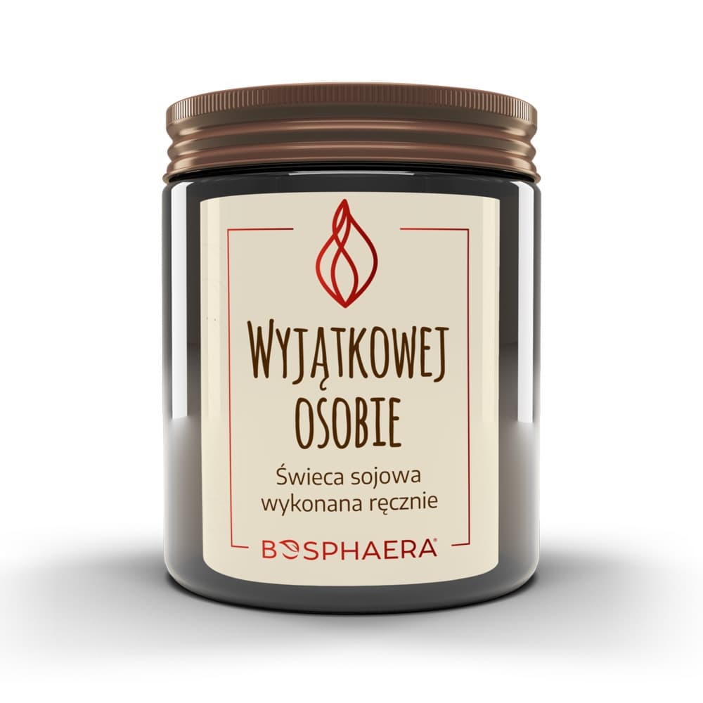 Sojowa świeca zapachowa Wyjątkowej Osobie