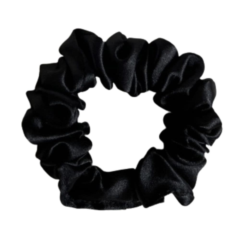 Scrunchie jedwabna mini - Black