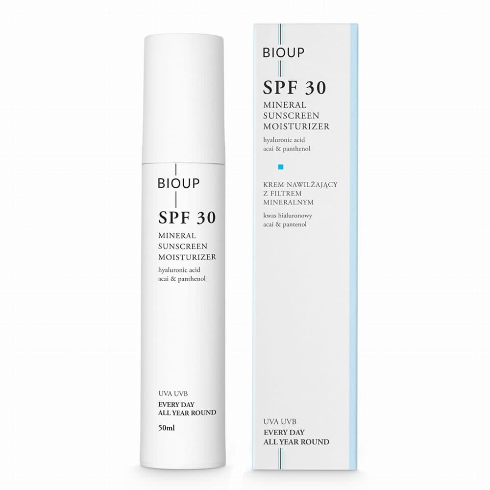 Krem nawilżający z filtrem mineralnym SPF30