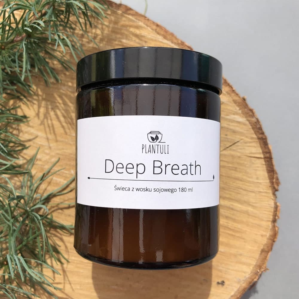 Świeca sojowa Deep Breath SŁOIK
