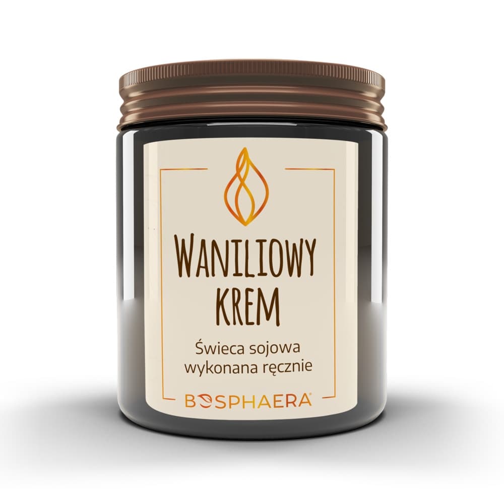 Świeca sojowa zapachowa Waniliowy Krem