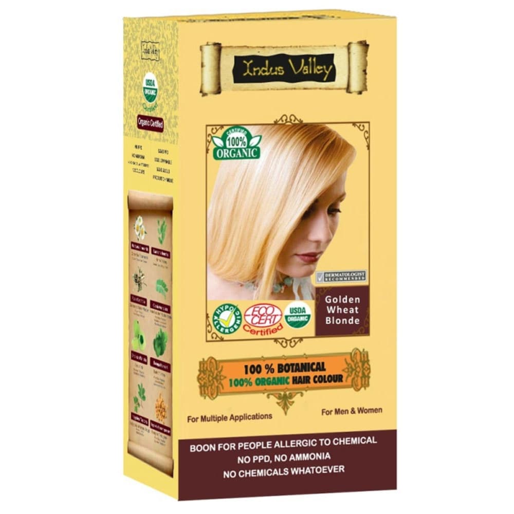 Farba ziołowa z henną - Złocisty blond 1 op. ()