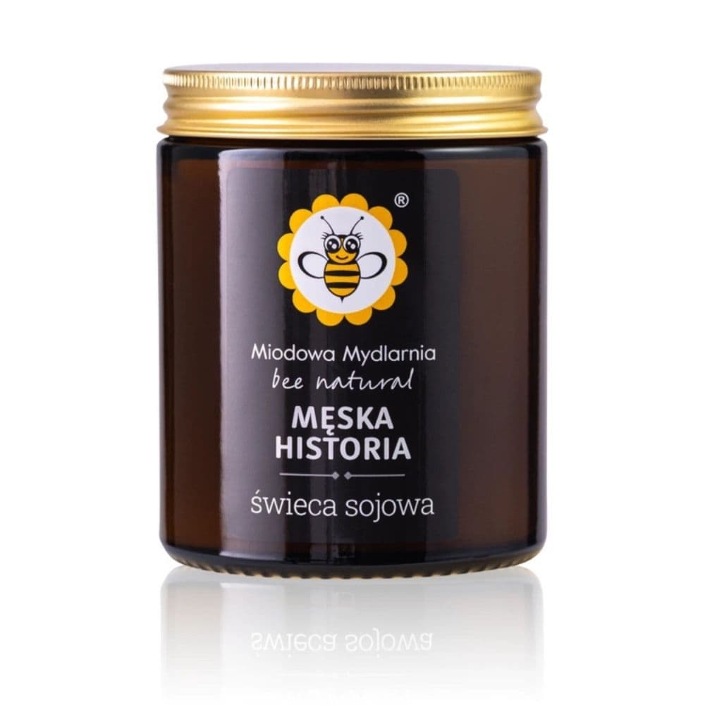 Świeca sojowa Męska historia