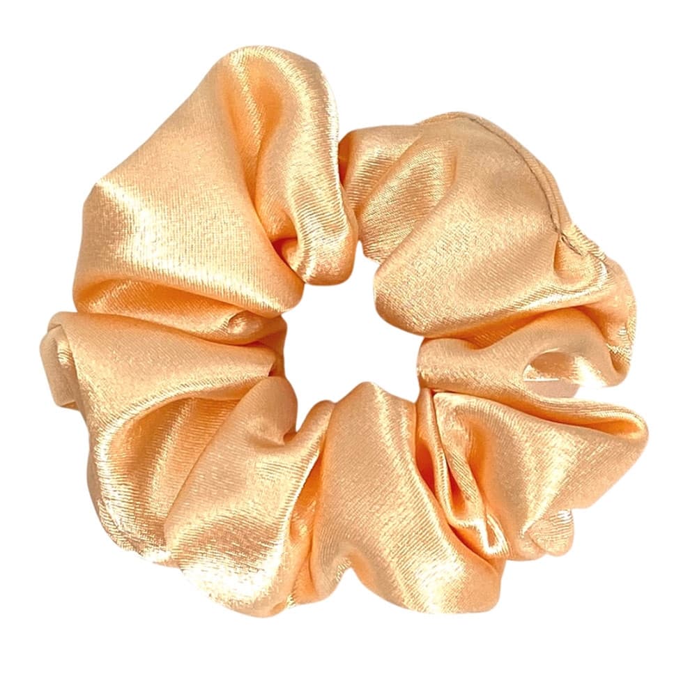 Scrunchie satynowa - brzoskwinia