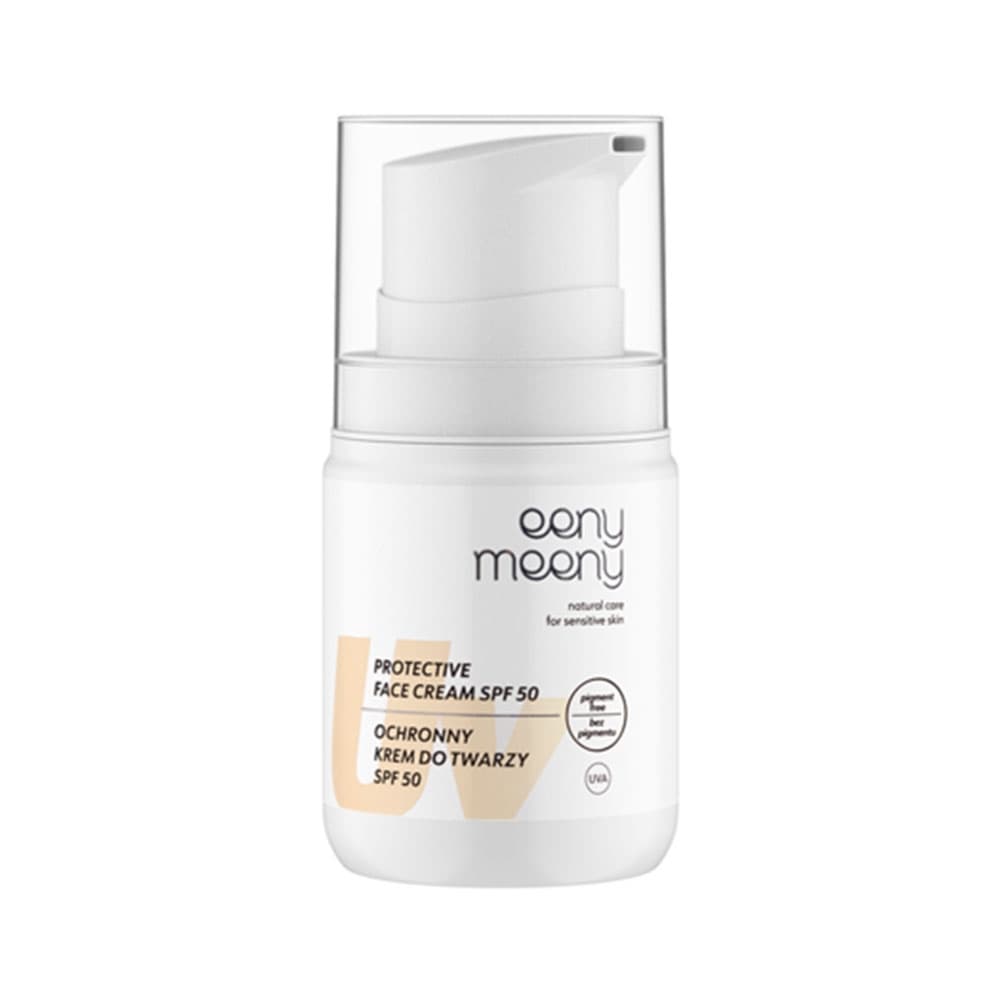 Ochronny krem do twarzy UVA UVB SPF 50 - bez pigmentu