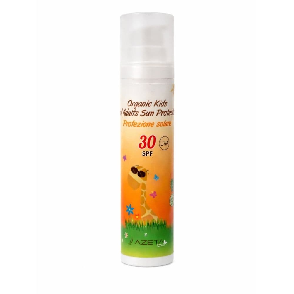 Krem przeciwsłoneczny organiczny z filtrami mineralnymi i SPF 30 dla dorosłych i dzieci od 0m+