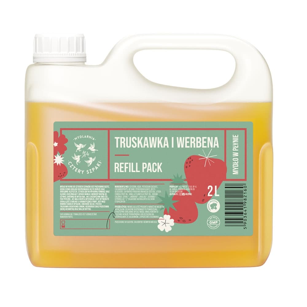 Mydło w płynie Truskawka i Werbena - refill