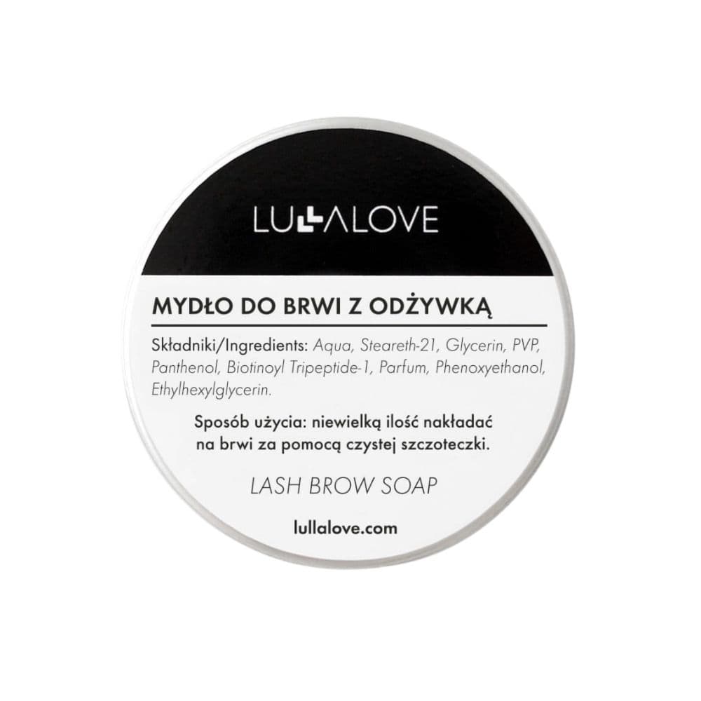 Mydło do stylizacji brwi, z odżywką - bezbarwne