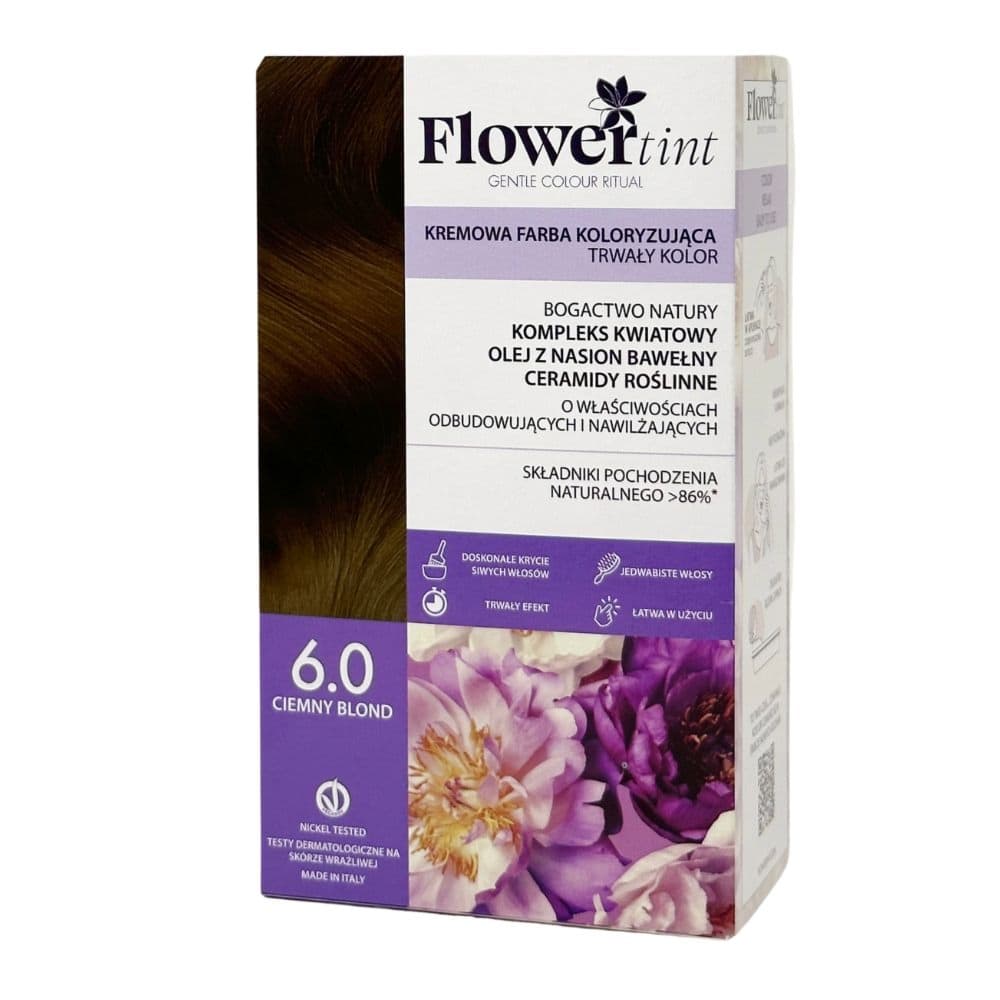 Kremowa farba koloryzująca do włosów 6.0 - Ciemny blond 1 op. (2 x,,.)