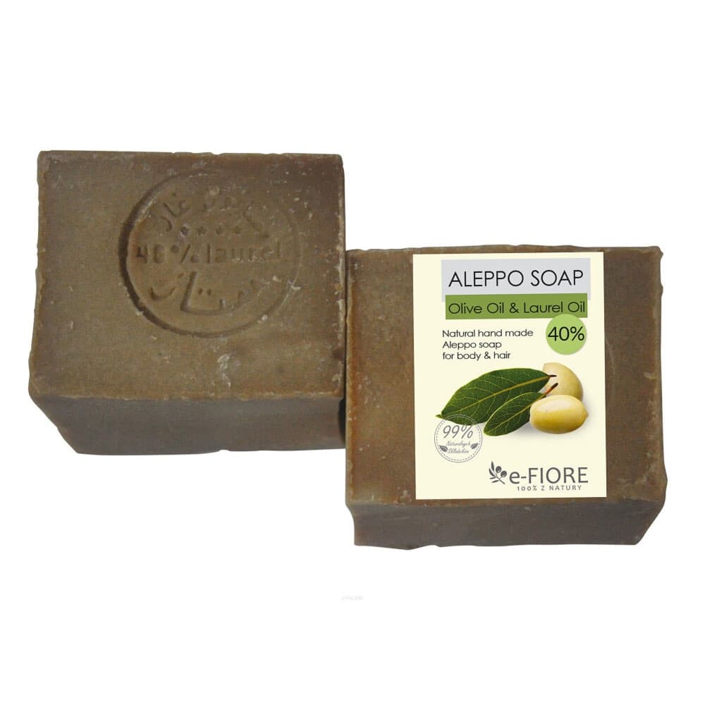 Mydło Aleppo oliwkowo - laurowe 40%
