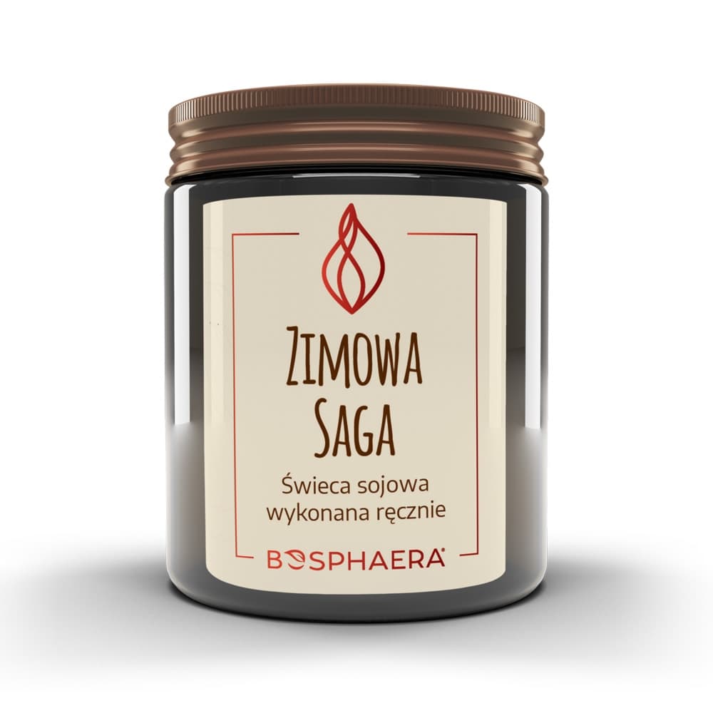 Sojowa świeca zapachowa Zimowa Saga