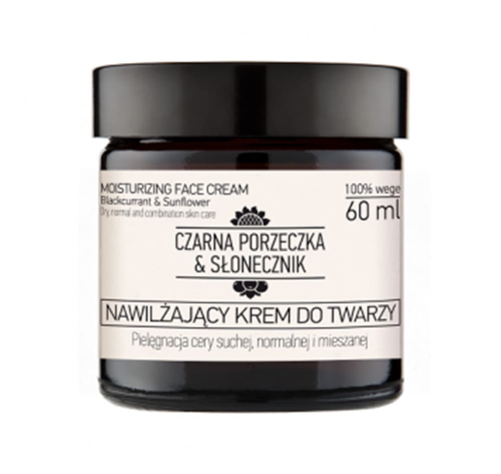 Nawilżający krem do twarzy Czarna Porzeczka & Słonecznik