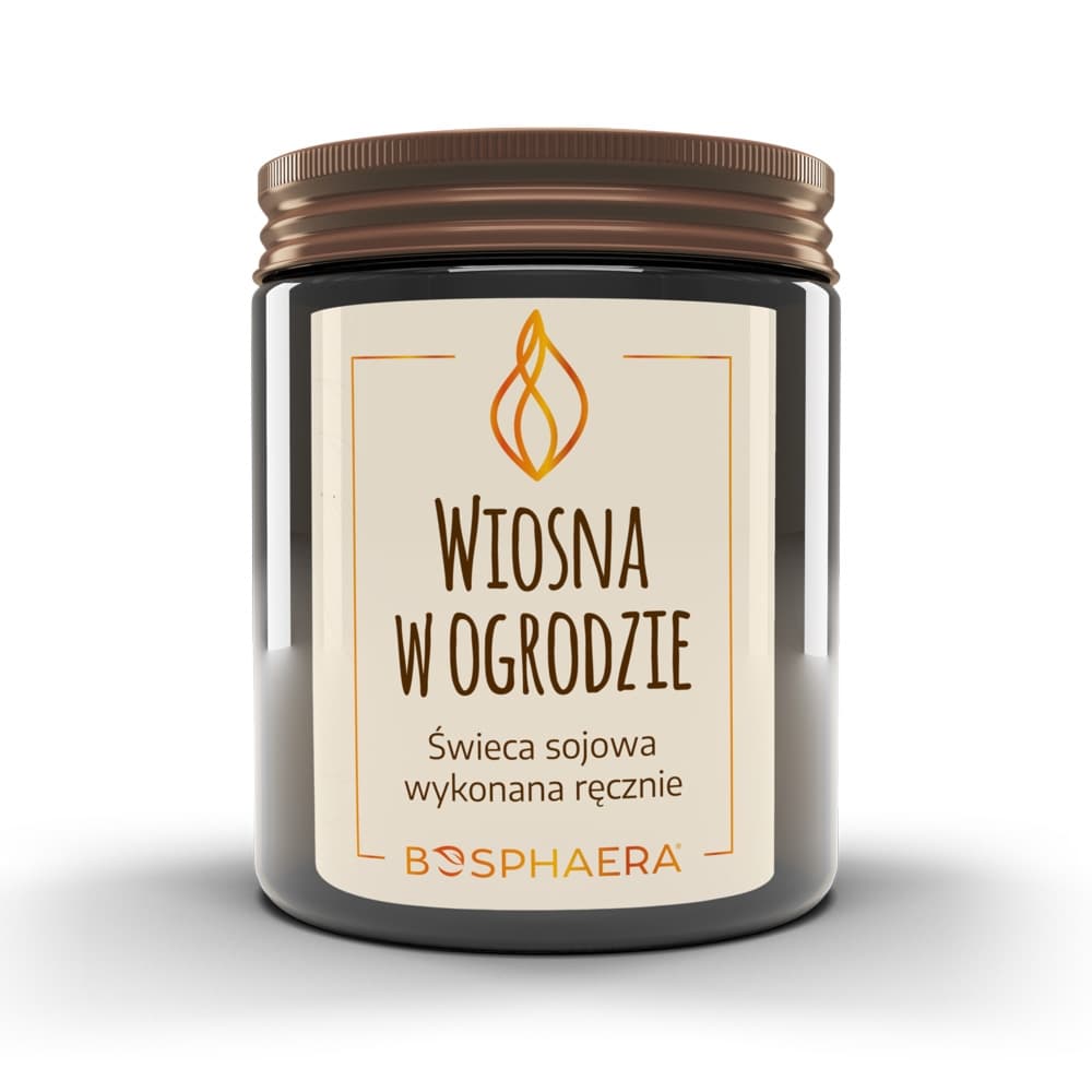 Sojowa świeca zapachowa Wiosna w Ogrodzie