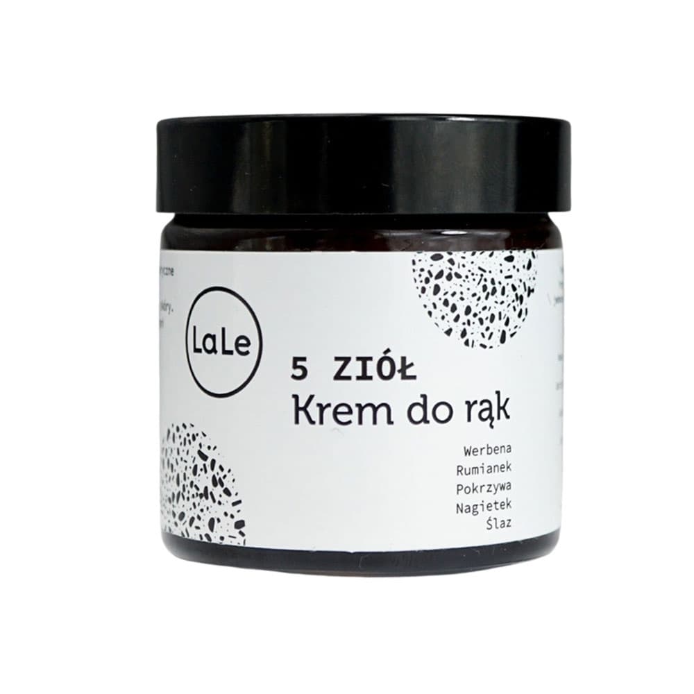 Krem do rąk 5 ziół - werbena, rumianek, pokrzywa, nagietek i ślaz