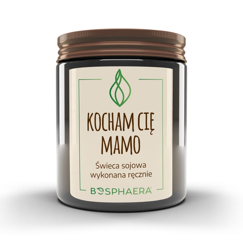 Sojowa świeca zapachowa Kocham Cię Mamo