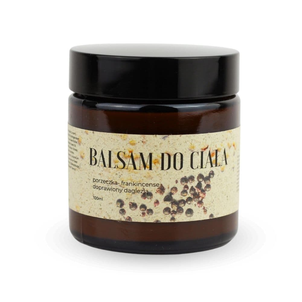 Balsam do ciała Żywica Frankincense – porzeczka, doprawiony daglezją