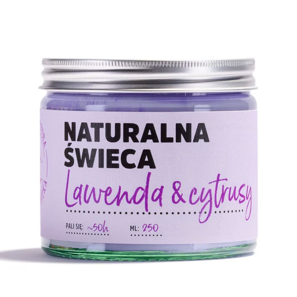 Świeca sojowa Lawenda i Cytrusy