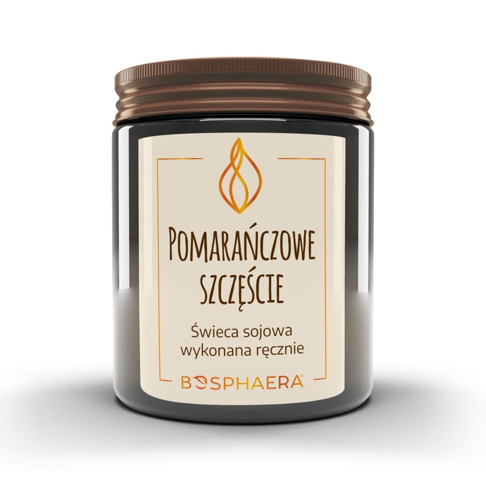 Sojowa świeca zapachowa Pomarańczowe Szczęście