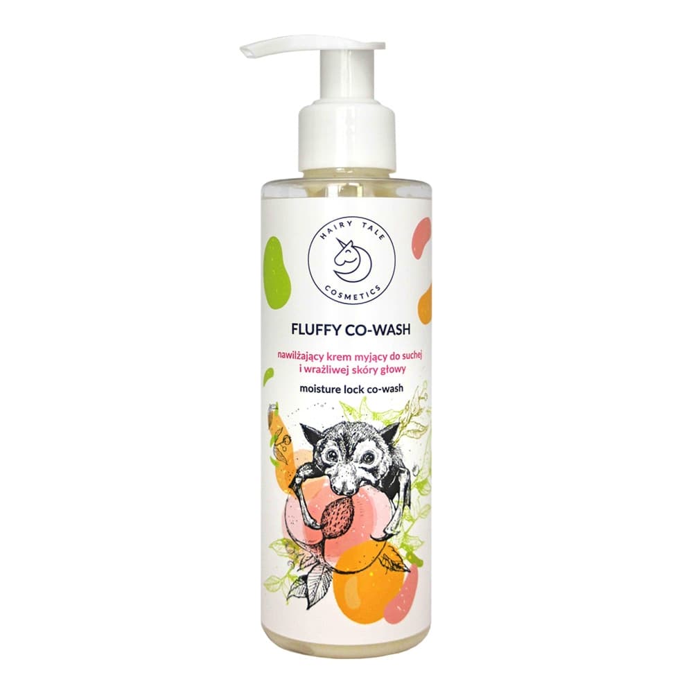 Nawilżający krem myjący do suchej skóry głowy Fluffy co-wash