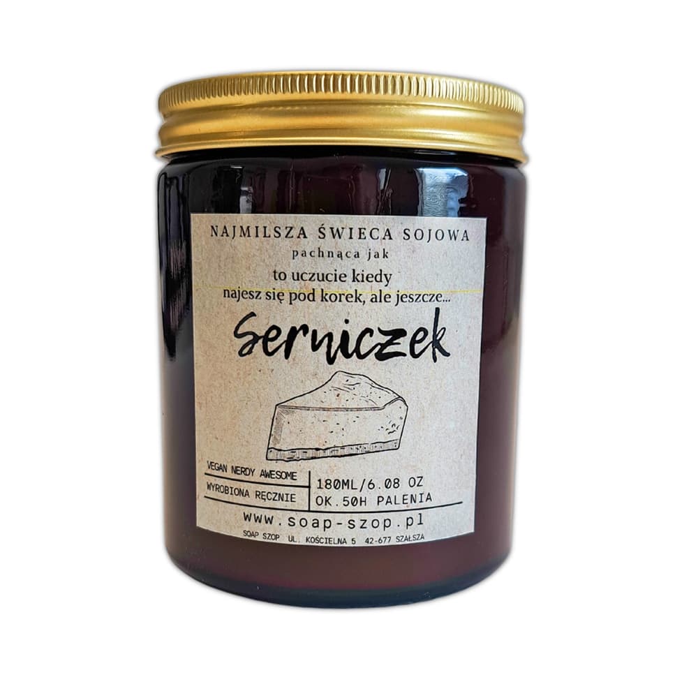 Świeca sojowa Serniczek