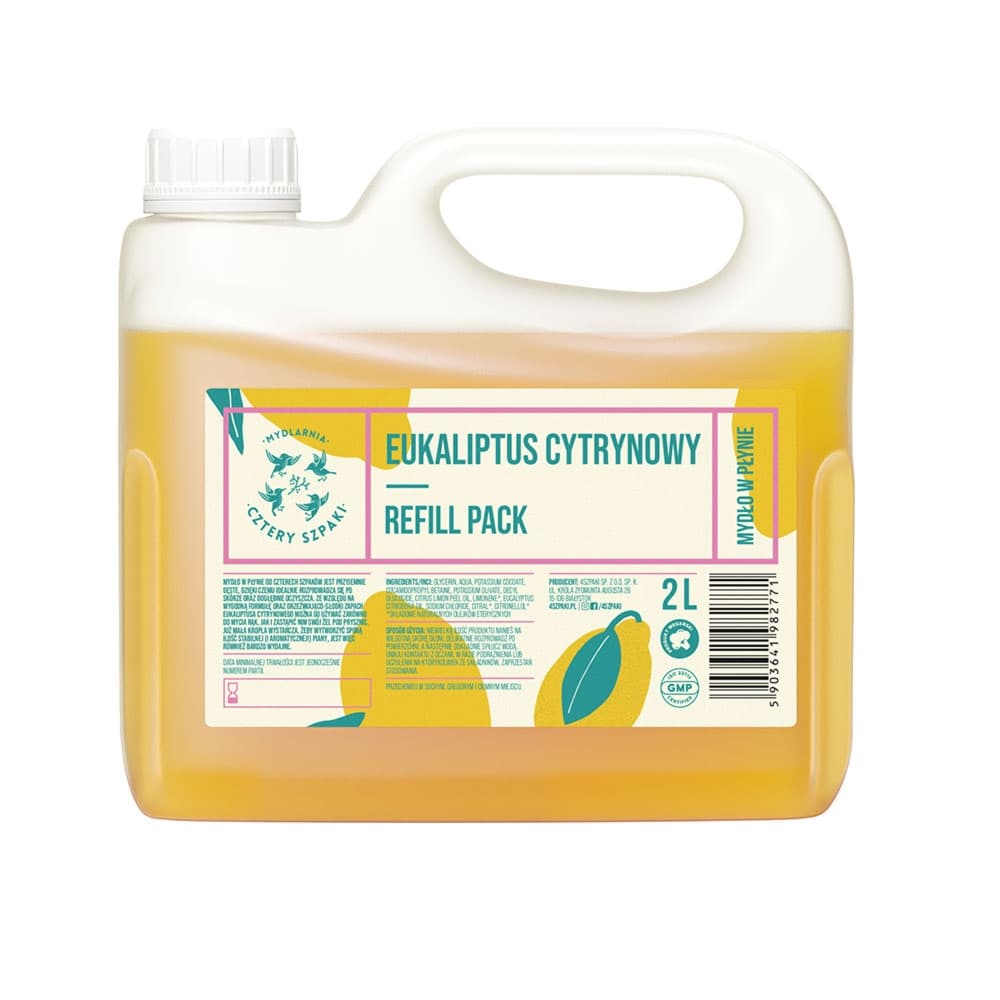 Mydło w płynie Eukaliptus Cytrynowy - refill