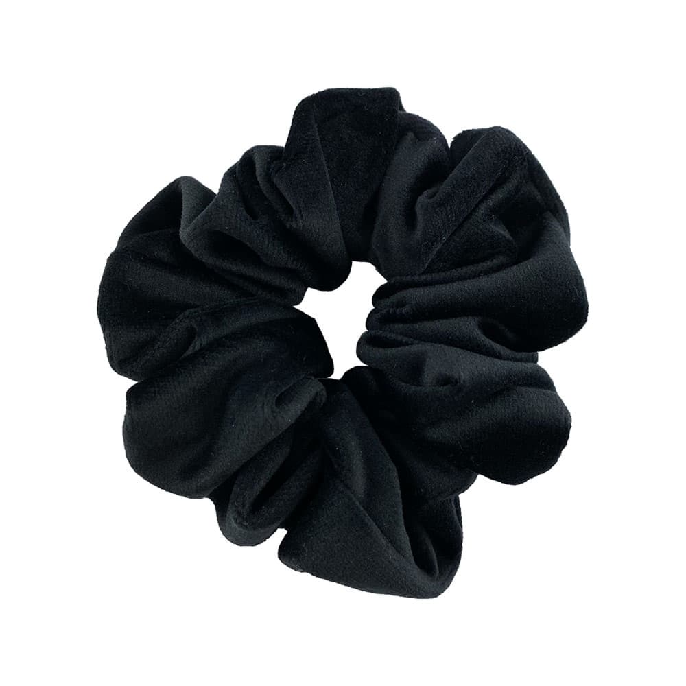 Scrunchie welurowa - czarna