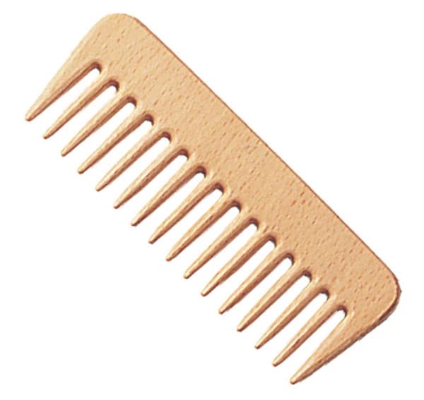 Grzebień drewniany Afro duży