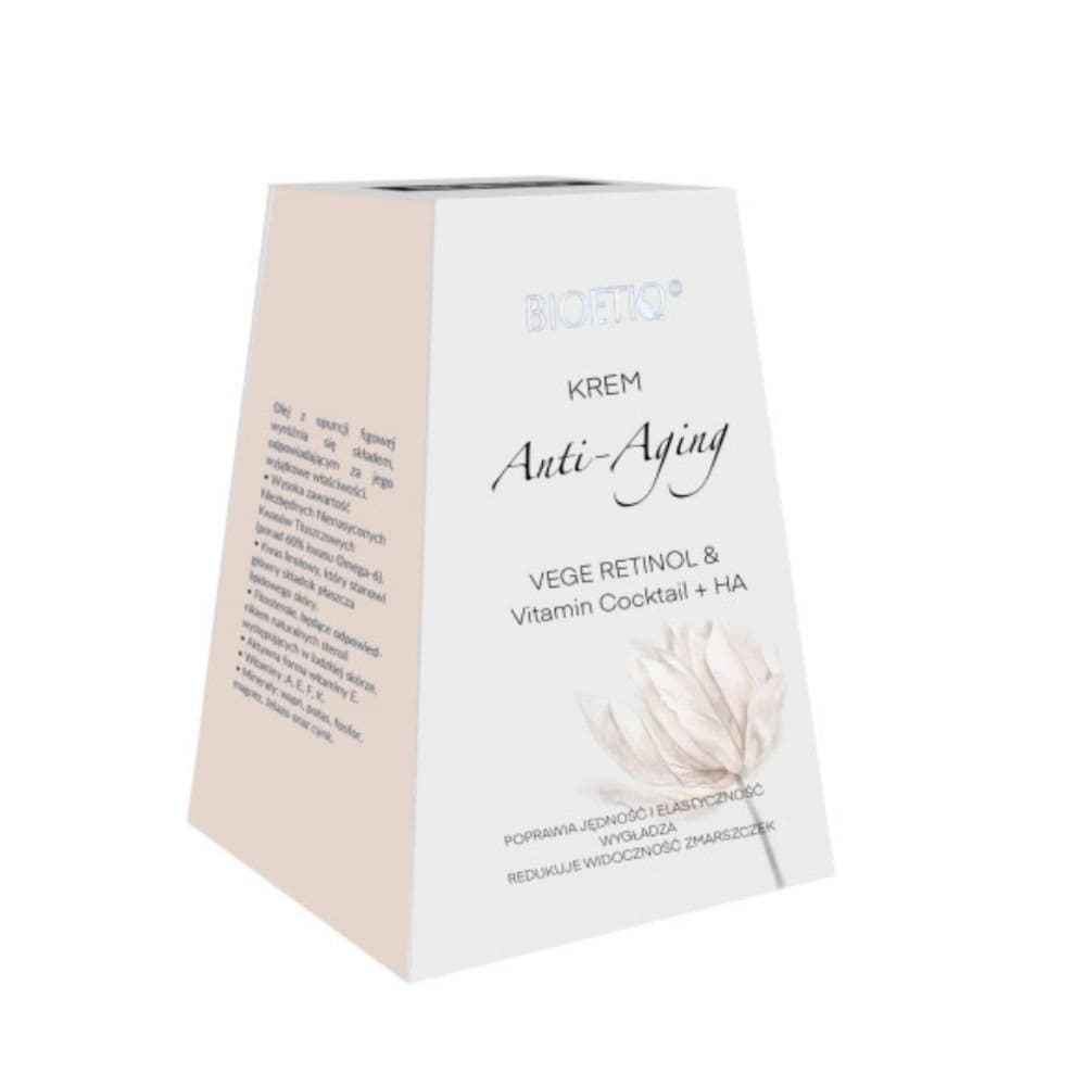 Krem Anti-Aging VEGE RETINOL, witaminy i kwas hialuronowy