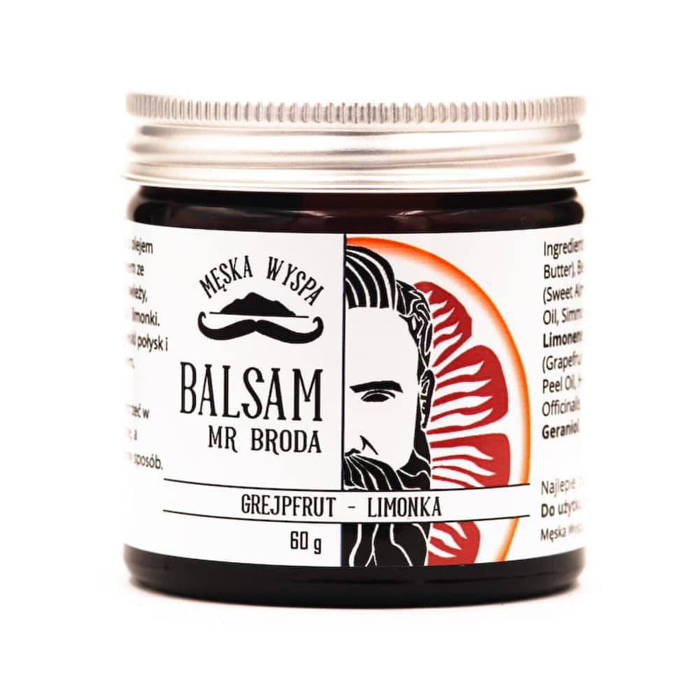 Balsam do brody Mr Broda Arganowy - Grejpfrut i Limonka