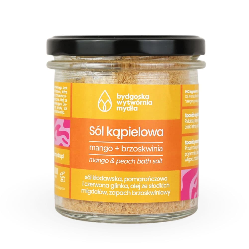 Sól do kąpieli Mango- Brzoskwinia
