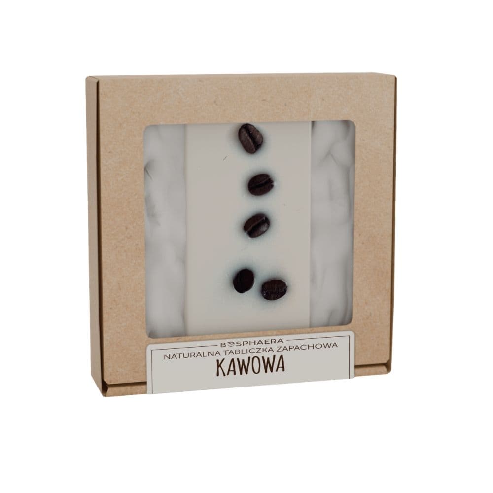 Tabliczka zapachowa z wosku sojowego Kawowa (+/-)