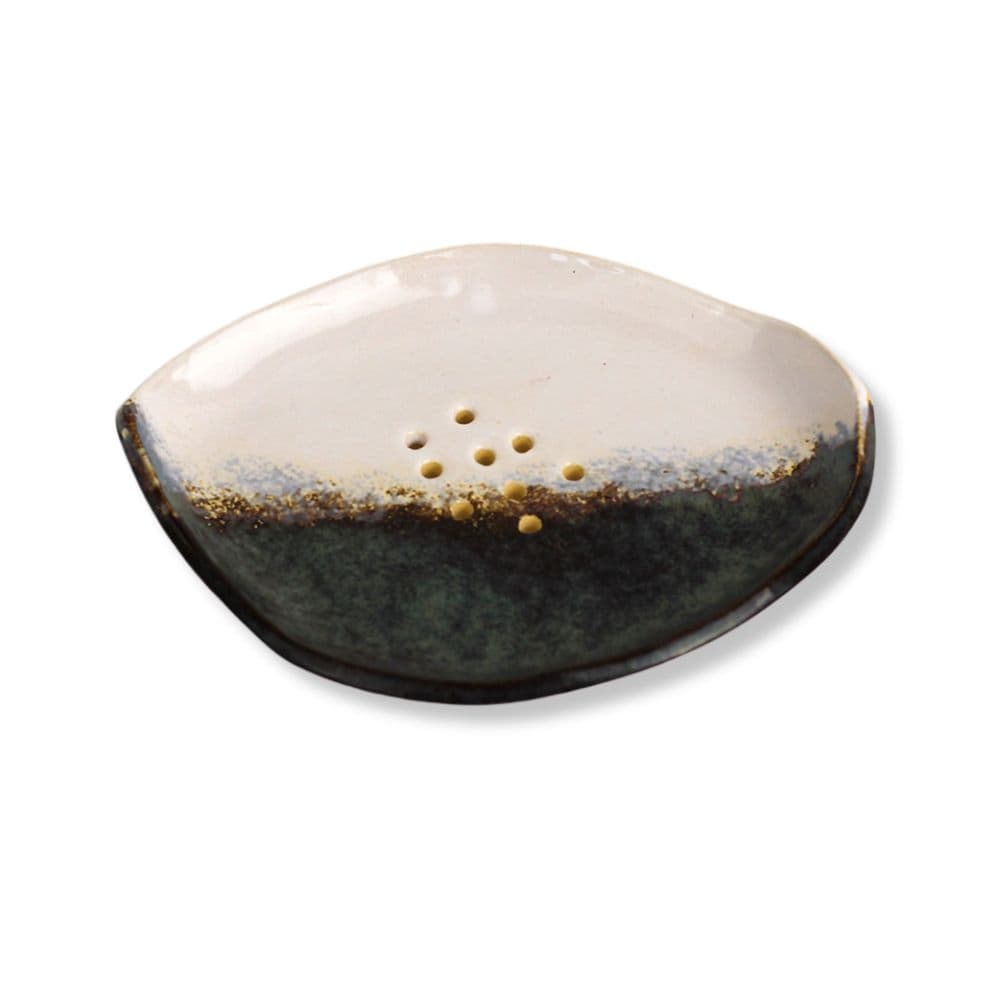 Mydelniczka Ceramiczna - granat i beż